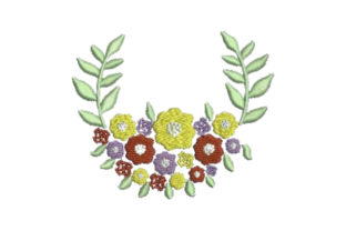 Colorful Flower Wreath: A Heartfelt Embroidery Design Review