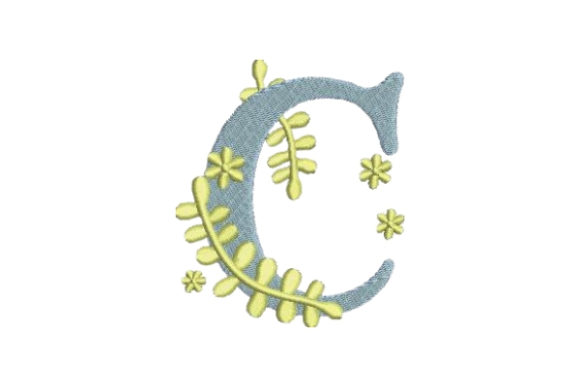 Floral Alphabet C: A Warm, Elegant Monogram for Meaningful Gifts