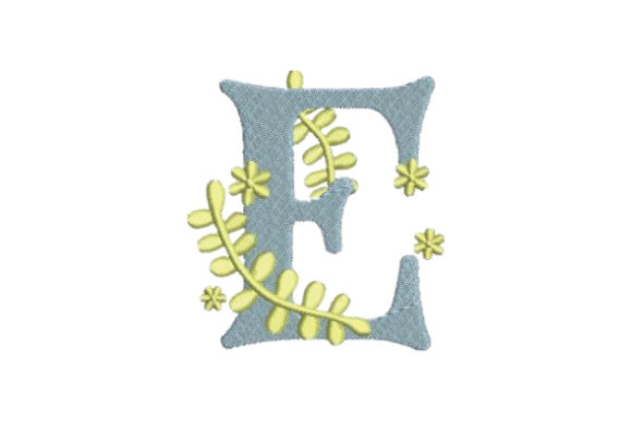 Floral Alphabet E: A Boutique Sweatshirt Monogram Review