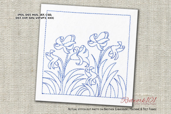Floral Pattern a Redwork: A Timeless Embroidery Choice