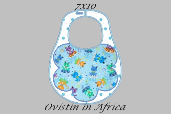 Floral Style Adorable Baby Bib Small