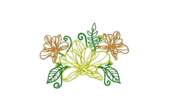 Flower Embellishment Outline 1 Review