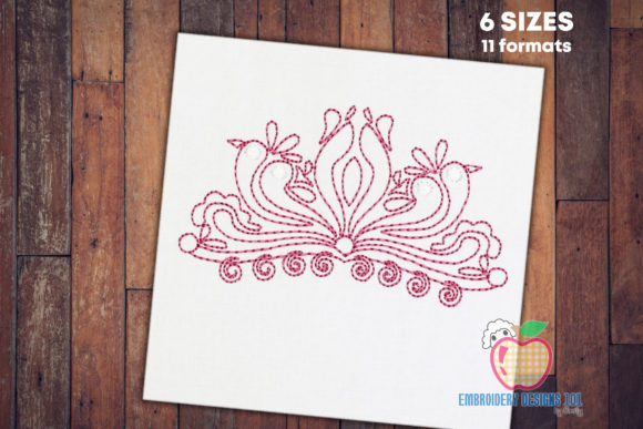 Swirl Border Design Sketch