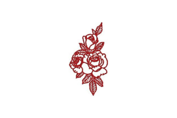 Victorian Valentine Outline